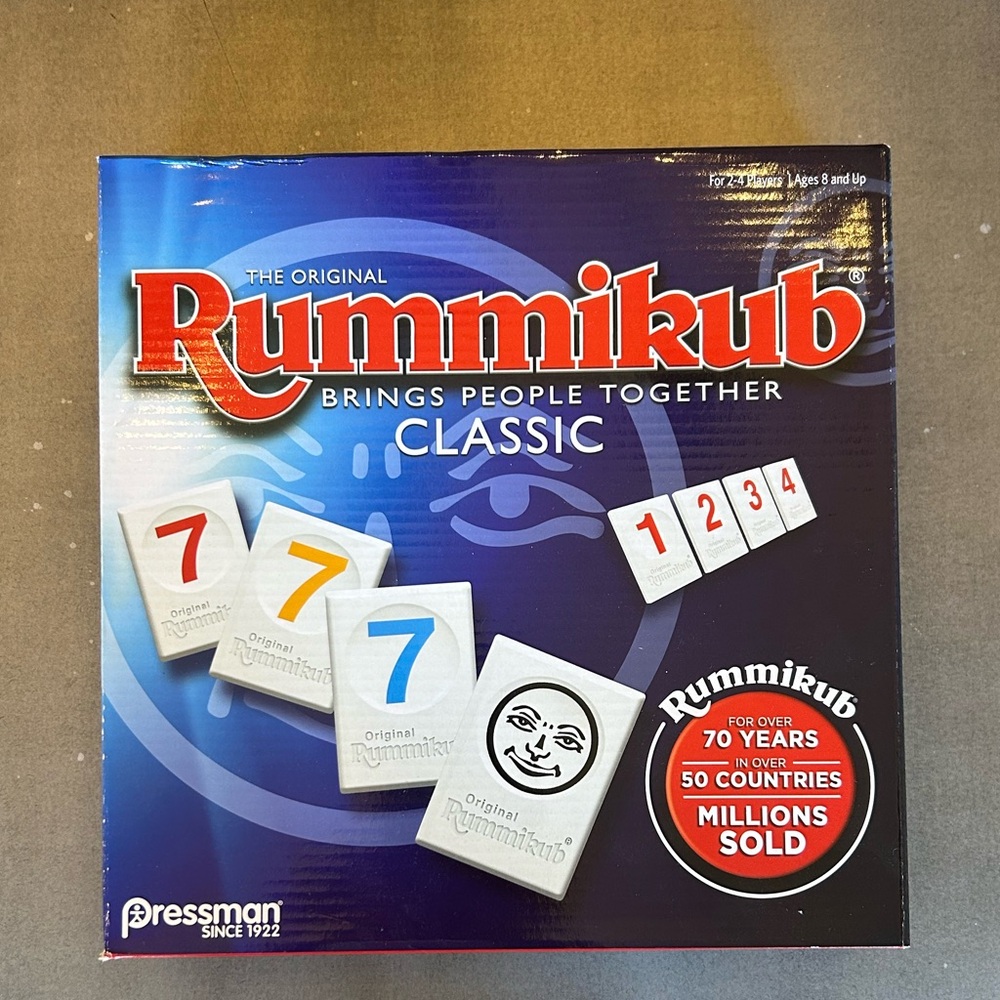 NWT Rummikub Game! The original Rummy Tile Game by Pressman. Unopened! Ages: 8+